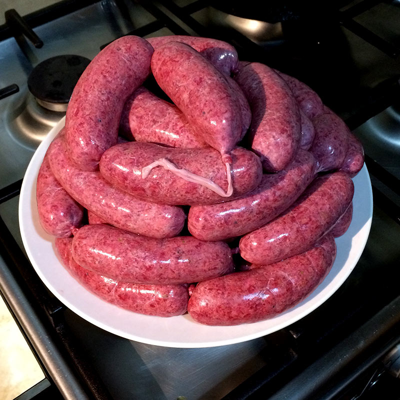 beetroot-sausages
